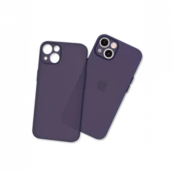 Apple iPhone 14 Plus Kılıf Puma Silikon - Koyu Mor