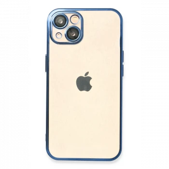 Apple iPhone 14 Plus Kılıf Razer Lensli Silikon - Açık Mavi