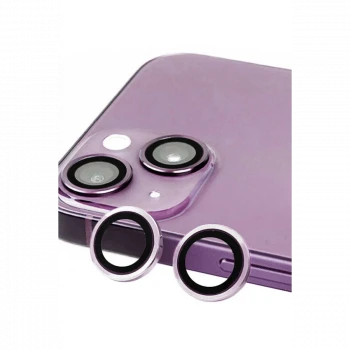 Apple iPhone 14 Plus Raze Metal Kamera Lens - Mor