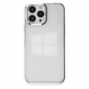 Apple iPhone 14 Pro Kılıf Element Silikon - Gümüş