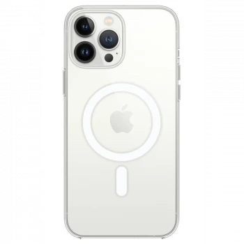 Apple iPhone 14 Pro Kılıf Magneticsafe Şeffaf Silikon - Şeffaf