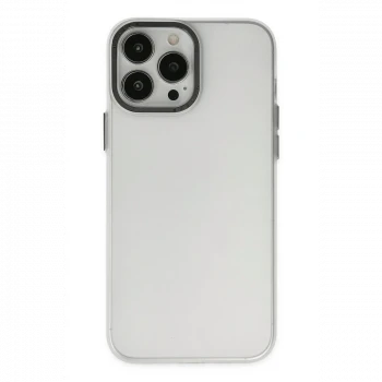 Apple iPhone 14 Pro Kılıf Modos Metal Kapak - Şeffaf