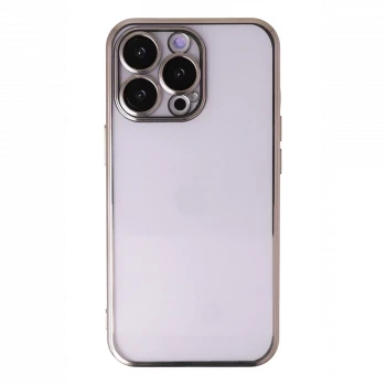 Apple iPhone 14 Pro Kılıf Razer Lensli Silikon - Gold
