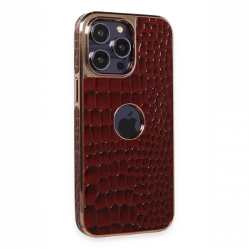 Apple iPhone 14 Pro Kılıf Snake Kapak - Bordo