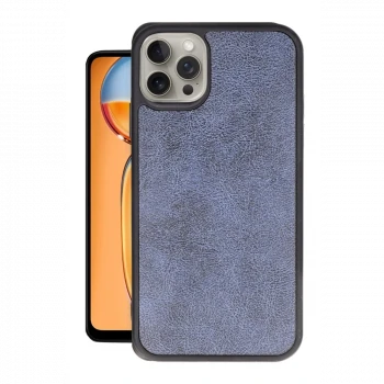 Apple iPhone 14 Pro Max Kılıf Aras Deri Kapak - Lacivert