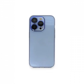Apple iPhone 14 Pro Max Kılıf Armada Lensli Kapak - Sierra Blue