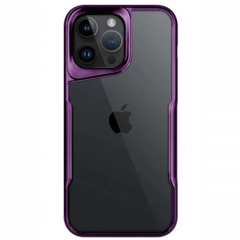 Apple iPhone 14 Pro Max Kılıf Boyi Silikon Kapak - Derin Mor