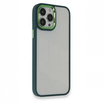 Apple iPhone 14 Pro Max Kılıf Dora Kapak - Haki Yeşil