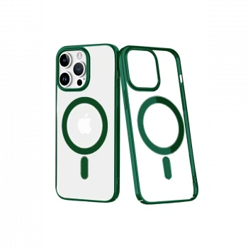 Apple iPhone 14 Pro Max Kılıf Element Magneticsafe Sert Kapak - Köknar Yeşili