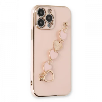 Apple iPhone 14 Pro Max Kılıf Esila Silikon - Pudra