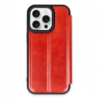 Apple iPhone 14 Pro Max Kılıf Flip Cover - Kırmızı
