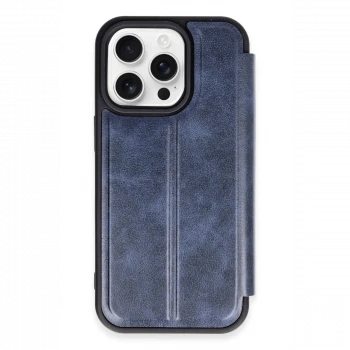 Apple iPhone 14 Pro Max Kılıf Flip Cover - Lacivert