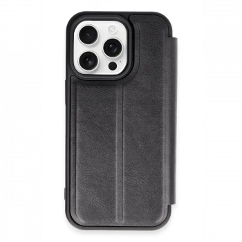 Apple iPhone 14 Pro Max Kılıf Flip Cover - Siyah