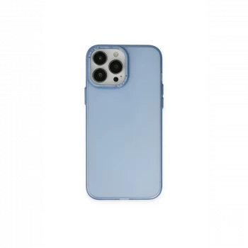Apple iPhone 14 Pro Max Kılıf Modos Metal Kapak - Mavi