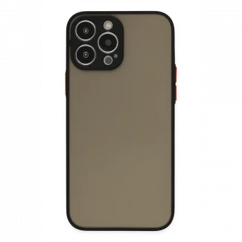 Apple iPhone 14 Pro Max Kılıf Montreal Silikon Kapak - Siyah