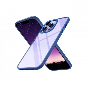 Apple iPhone 14 Pro Max Kılıf Power Silikon - Mavi