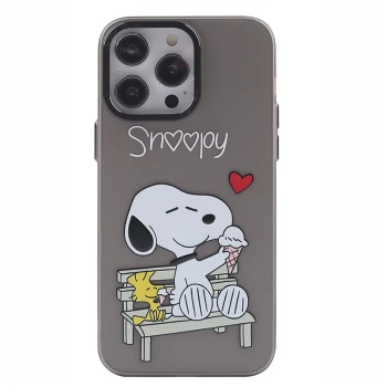 Apple iPhone 14 Pro Max Kılıf Prada Desenli Kapak - Prada Siyah - 2
