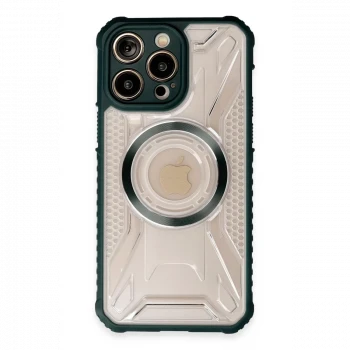 Apple iPhone 14 Pro Max Kılıf Prag Magneticsafe Kapak - Koyu Yeşil