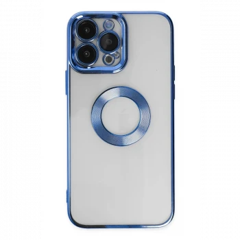 Apple iPhone 14 Pro Max Kılıf Slot Silikon - Mavi