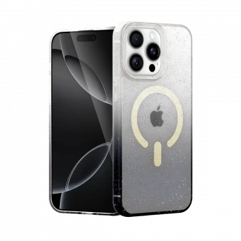 Apple iPhone 14 Pro Max Pummel Shiny Magsafe Kapak - Siyah