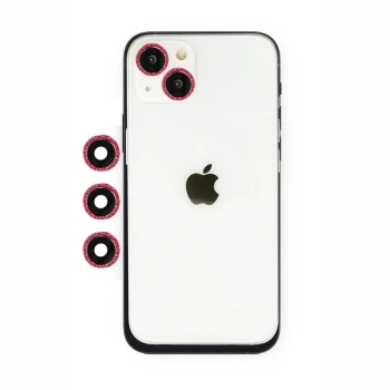 Apple iPhone 14 Shine Kamera Lens - Kırmızı