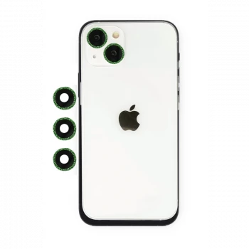 Apple iPhone 14 Shine Kamera Lens - Yeşil