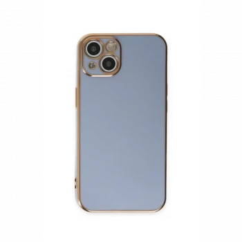 Apple iPhone 15 Kılıf Volet Silikon - Mavi
