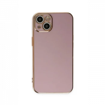 Apple iPhone 15 Kılıf Volet Silikon - Mor