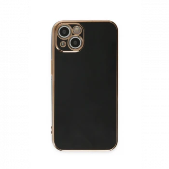 Apple iPhone 15 Kılıf Volet Silikon - Siyah
