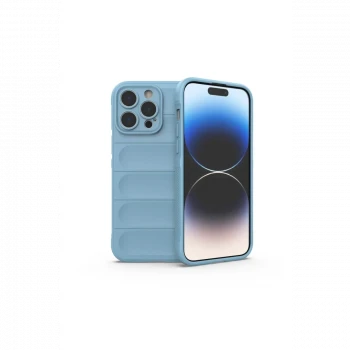 Apple iPhone 15 Pro Kılıf Optimum Silikon - Sky Blue
