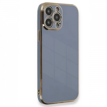 Apple iPhone 15 Pro Kılıf Volet Silikon - Mavi