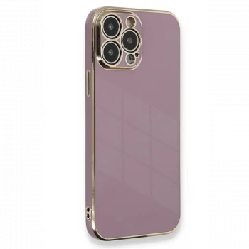 Apple iPhone 15 Pro Kılıf Volet Silikon - Mor