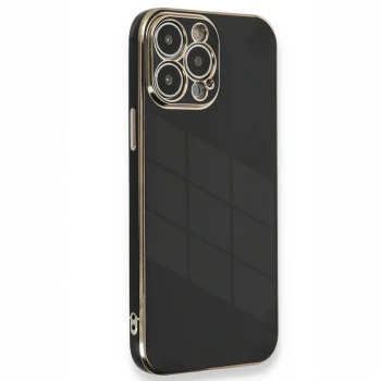 Apple iPhone 15 Pro Kılıf Volet Silikon - Siyah