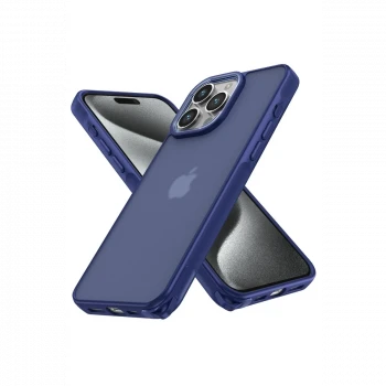 Apple iPhone 15 Pro Max Kılıf Elegant Kapak - Lacivert