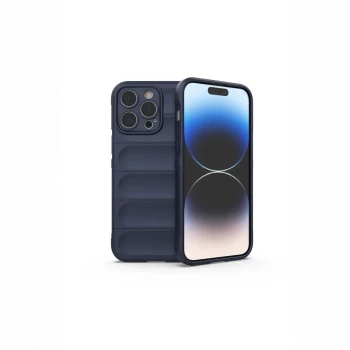 Apple iPhone 15 Pro Max Kılıf Optimum Silikon - Lacivert