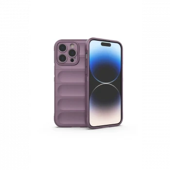 Apple iPhone 15 Pro Max Kılıf Optimum Silikon - Mor