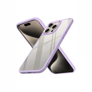 Apple iPhone 15 Pro Max Kılıf Power Silikon - Lila