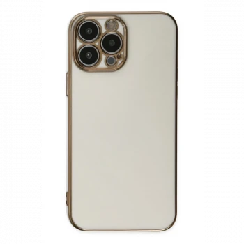 Apple iPhone 15 Pro Max Kılıf Volet Silikon - Beyaz