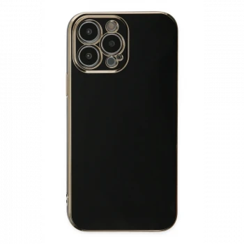 Apple iPhone 15 Pro Max Kılıf Volet Silikon - Siyah
