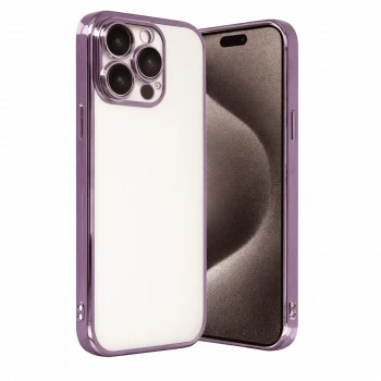 Apple iPhone 15 Pro Max Razer Lensli Silikon - Mor