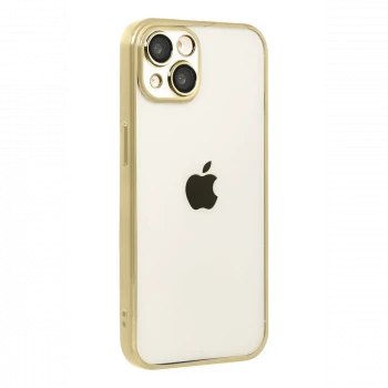 Apple iPhone 15 Razer Lensli Silikon - Gold