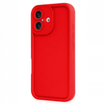 Apple iPhone 16 Kılıf Viera Silikon - Kırmızı