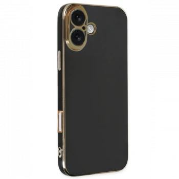 Apple iPhone 16 Kılıf Volet Silikon - Siyah