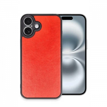 Apple iPhone 16 Plus Kılıf Aras Deri Kapak - Kırmızı