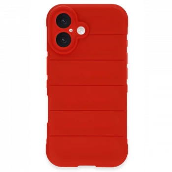 Apple iPhone 16 Plus Kılıf Optimum Silikon - Kırmızı