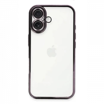 Apple iPhone 16 Plus Kılıf Razer Lensli Silikon - Mor