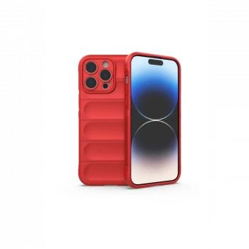 Apple iPhone 16 Pro Kılıf Optimum Silikon - Kırmızı