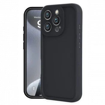 Apple iPhone 16 Pro Kılıf Viera Silikon - Siyah