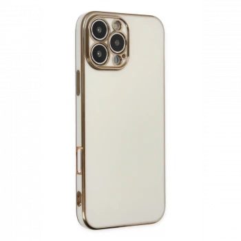 Apple iPhone 16 Pro Kılıf Volet Silikon - Beyaz