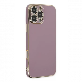 Apple iPhone 16 Pro Kılıf Volet Silikon - Mor